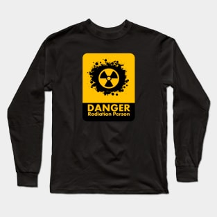 danger radiation person new design t-shirt 2020 Long Sleeve T-Shirt